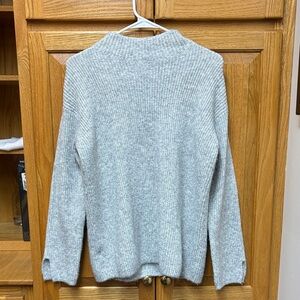 LOFT Light Gray Women's Crew Neck Sweater